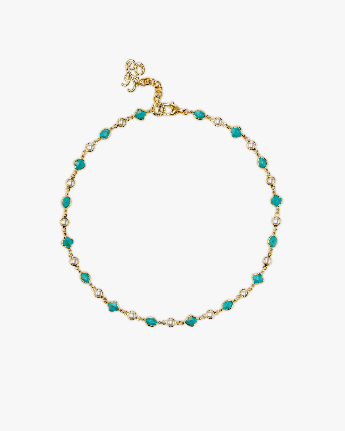 Palmas Necklace Blue
