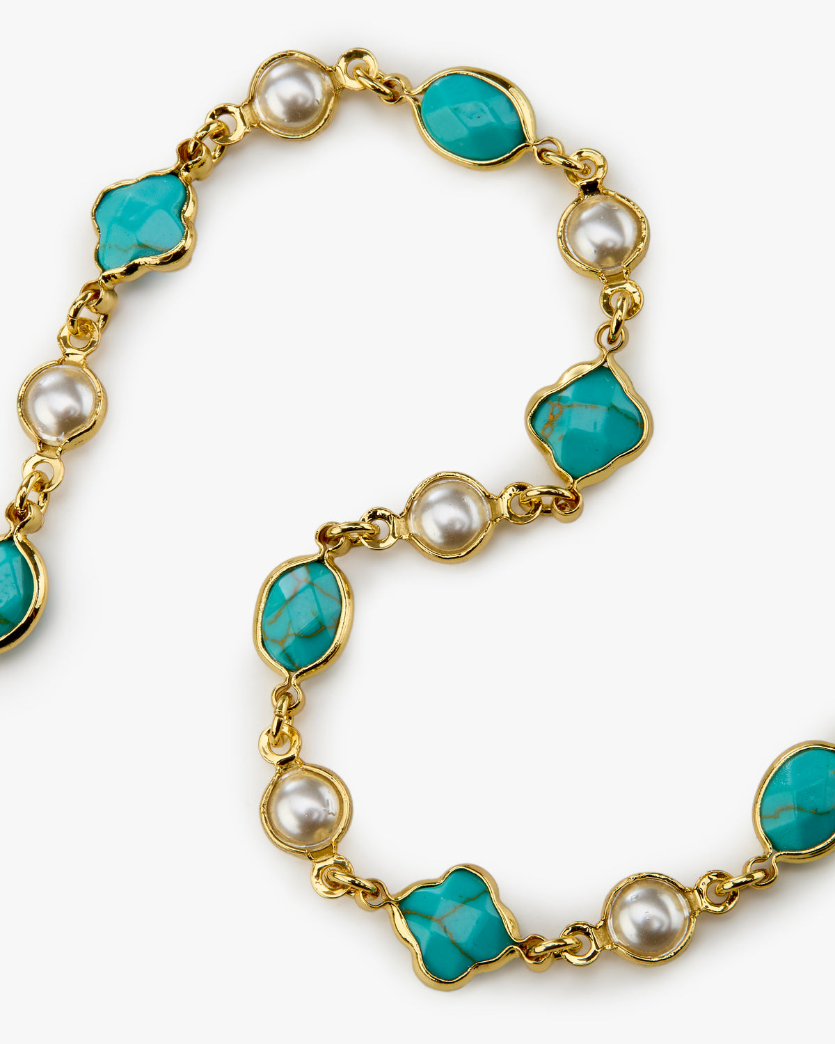 Palmas Necklace Blue