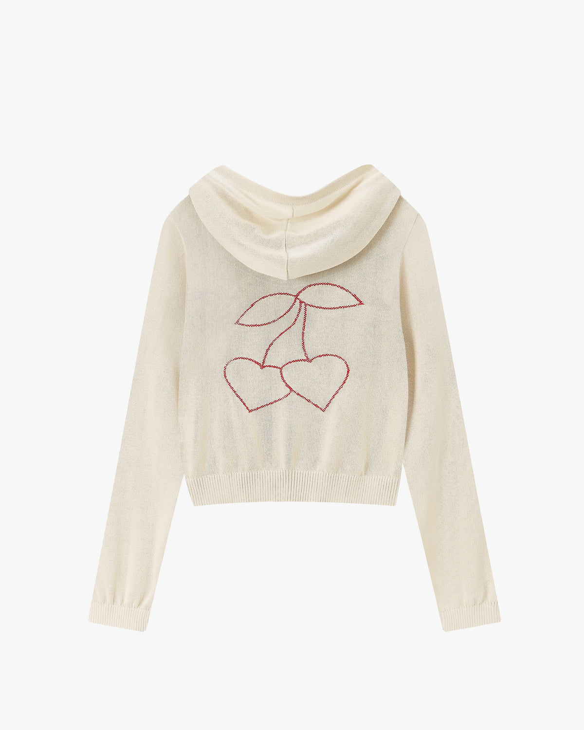 Sudadera Con Capucha Papaya Blanco Crema