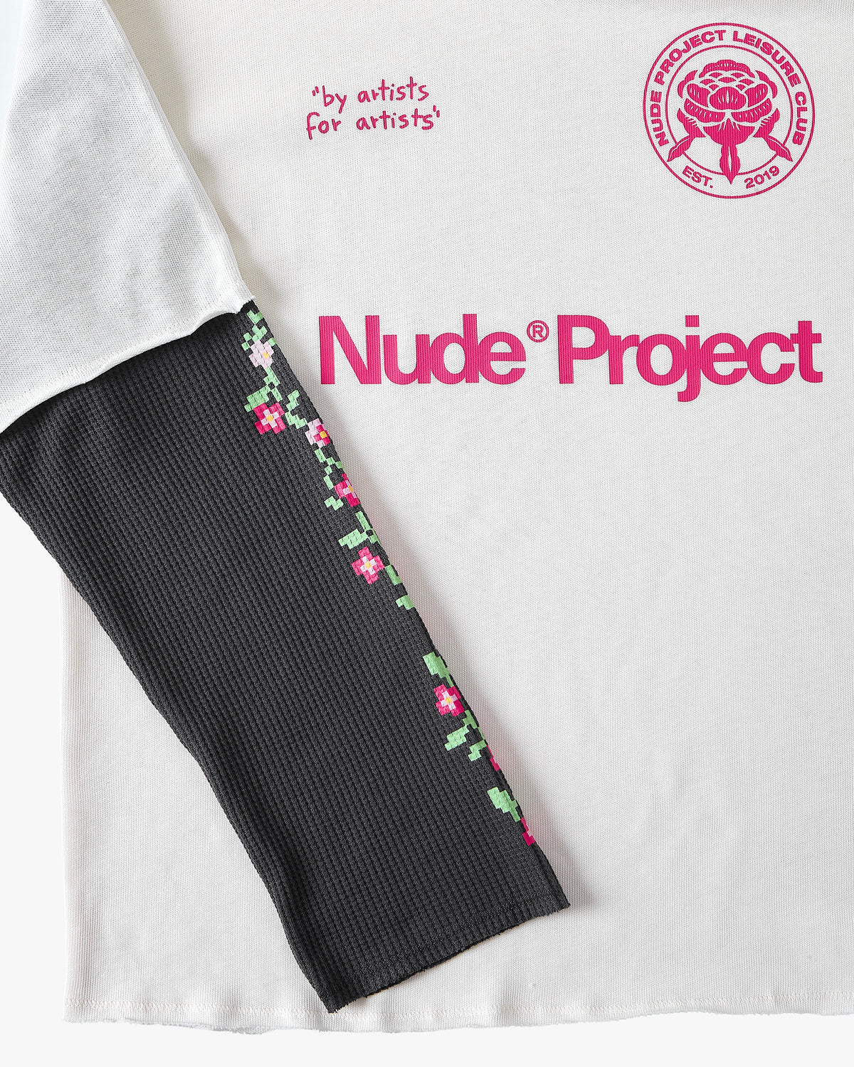 Patty Waffle Longsleeve White