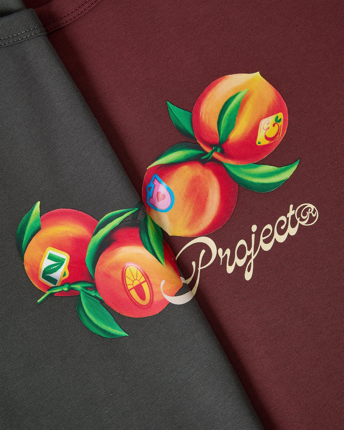 Peach Top Burgundy