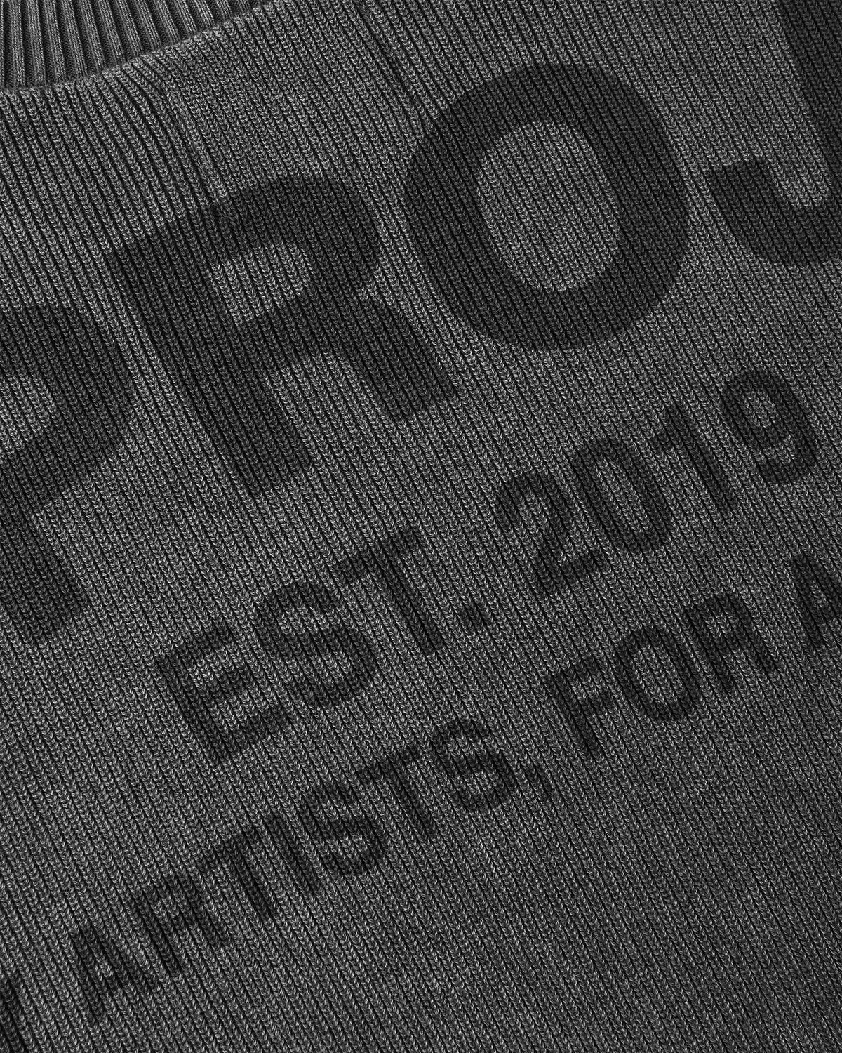 Perfect Cropped Knit Sweater Ash