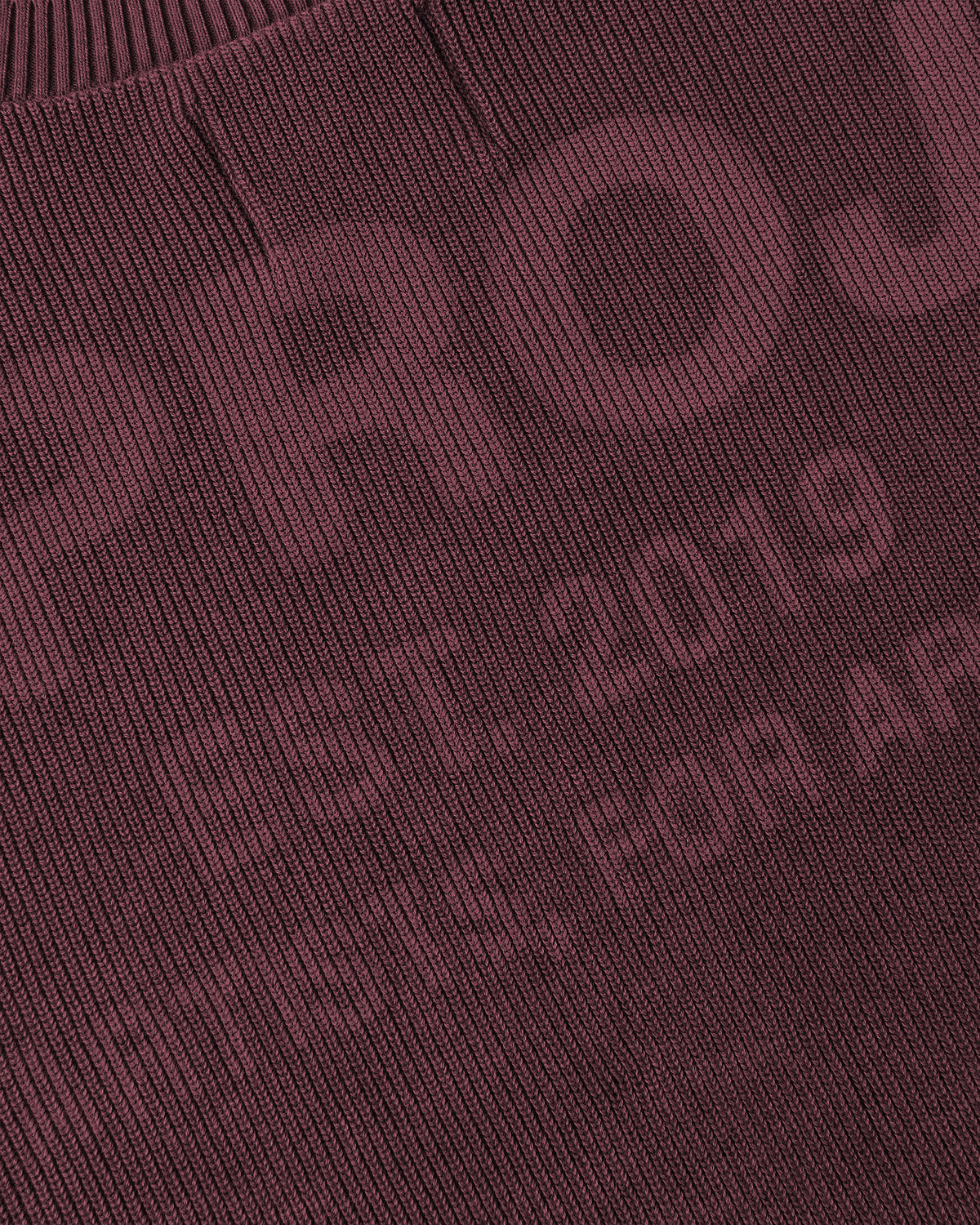 Perfect Cropped Knit Sweater Burgundy