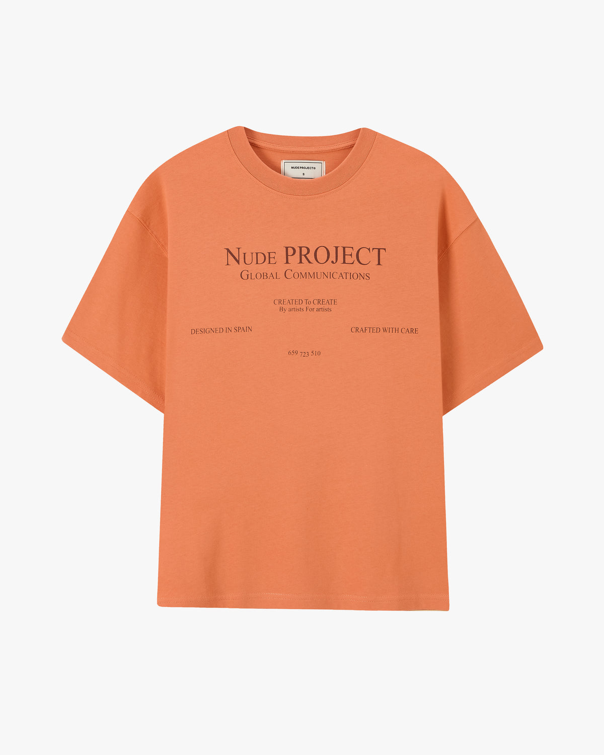 Camiseta Piano Naranja