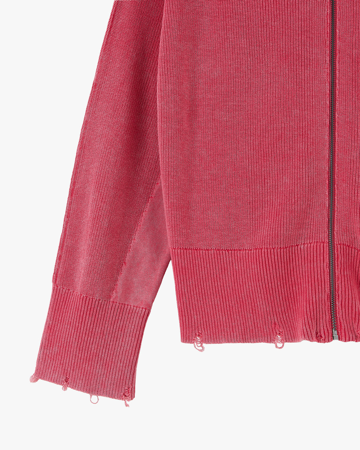 Perfect Cropped Zip-Up Hoodie Raspberry