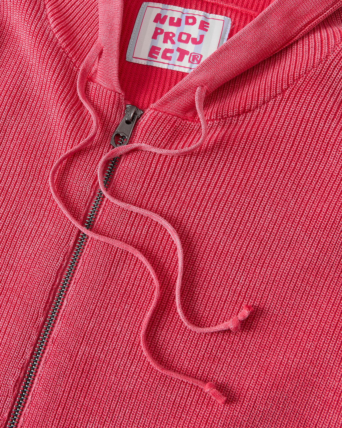 Perfect Cropped Zip-Up Hoodie Raspberry