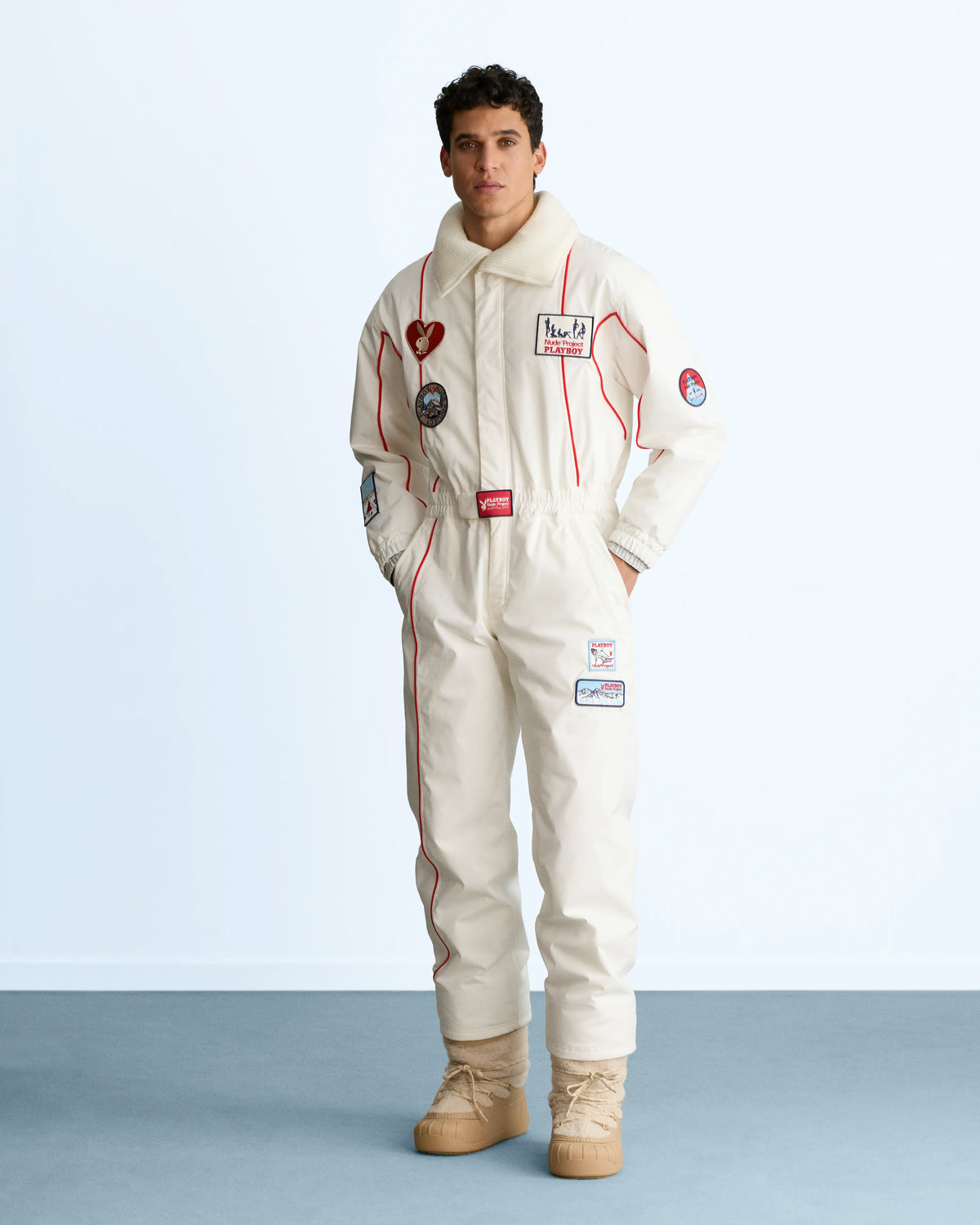 MAN [Model is 1.88 m / 6’2” wearing size L-XL]