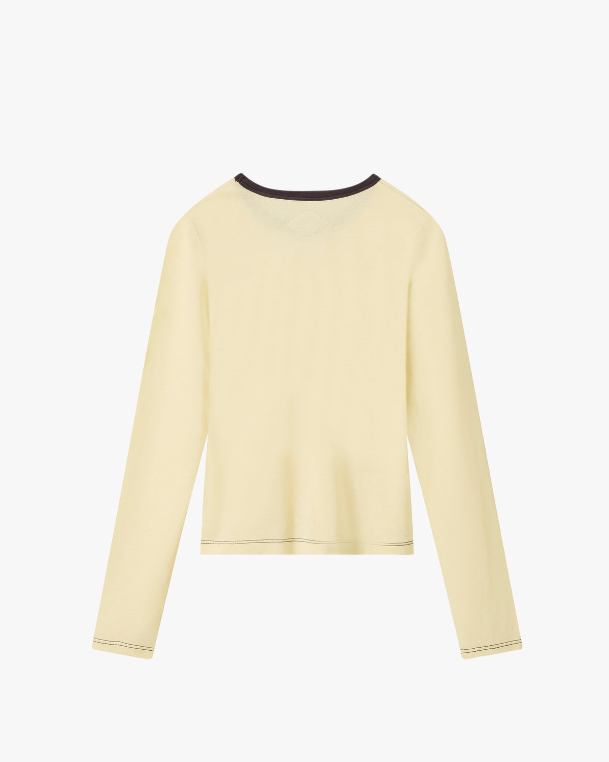 Poetic Long-Sleeve Tee Yellow