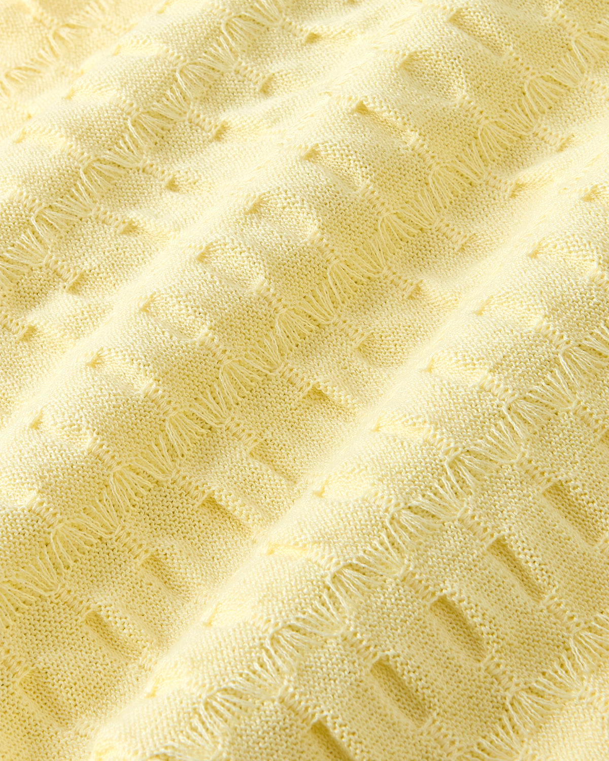 Structure Knit Polo Yellow