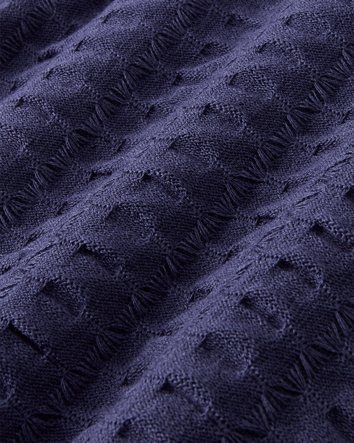 Structure Knit Polo Navy