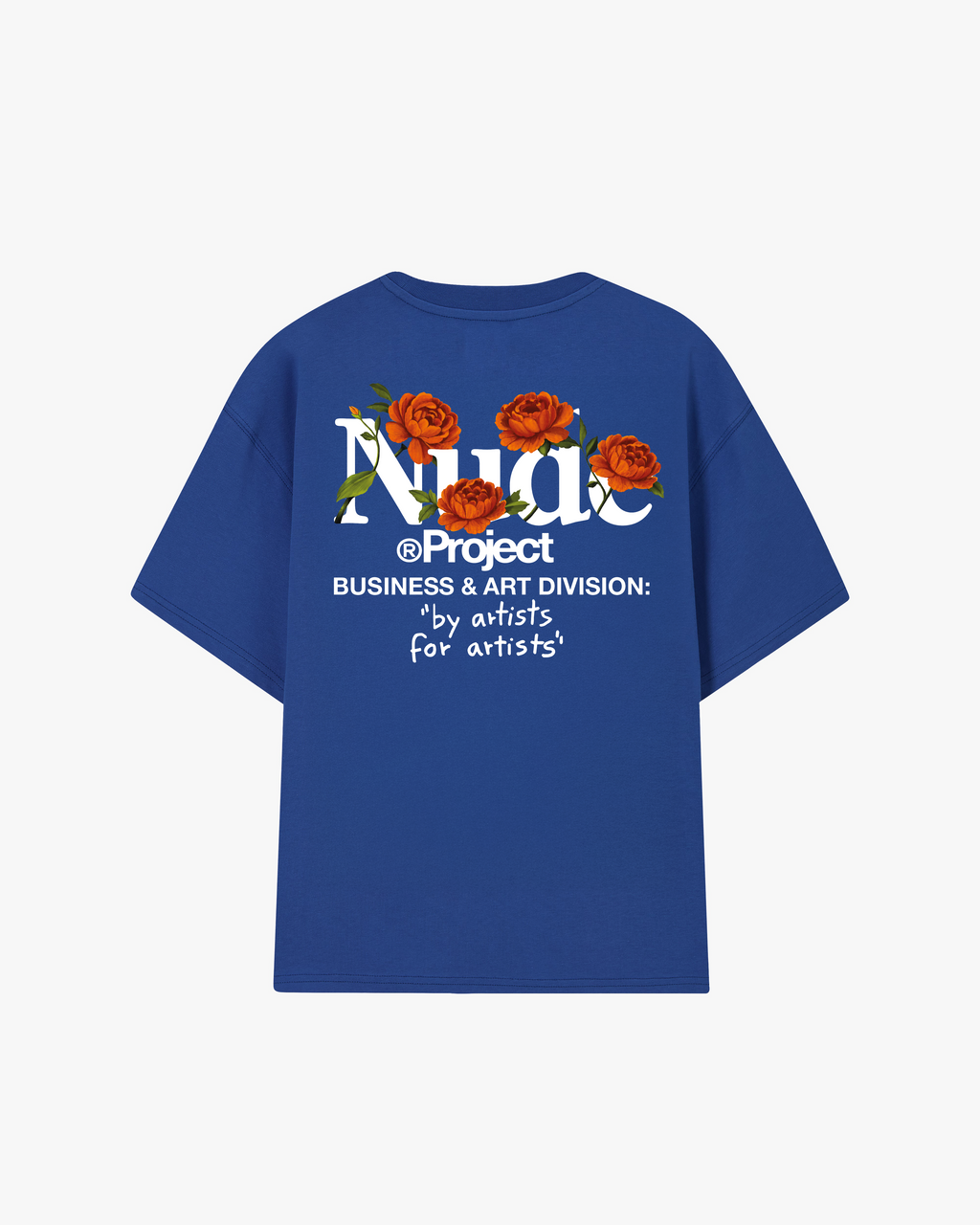 Play With Logo Tee Blue – Nude Project
