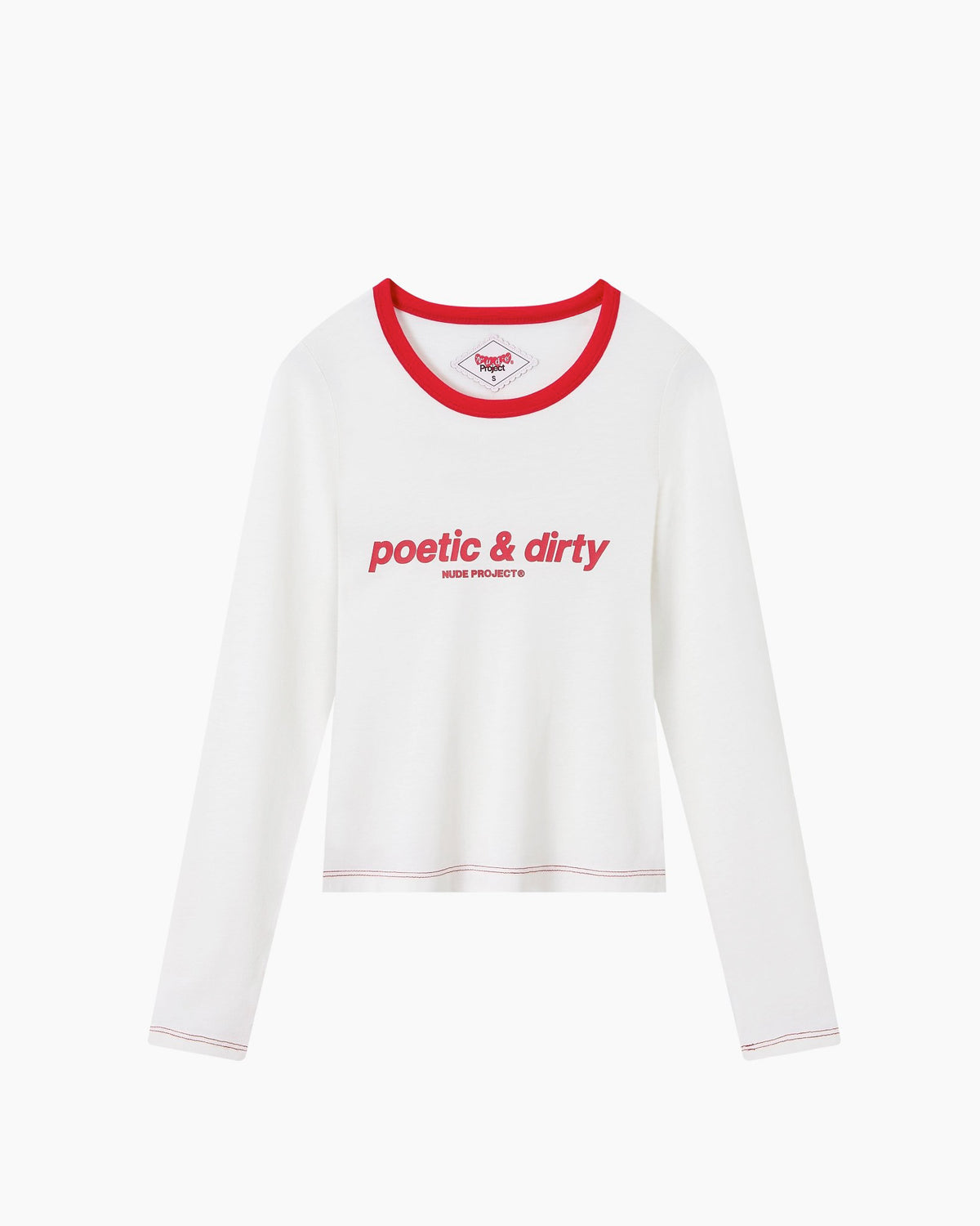 Poetic Long-Sleeve Tee Off-White
