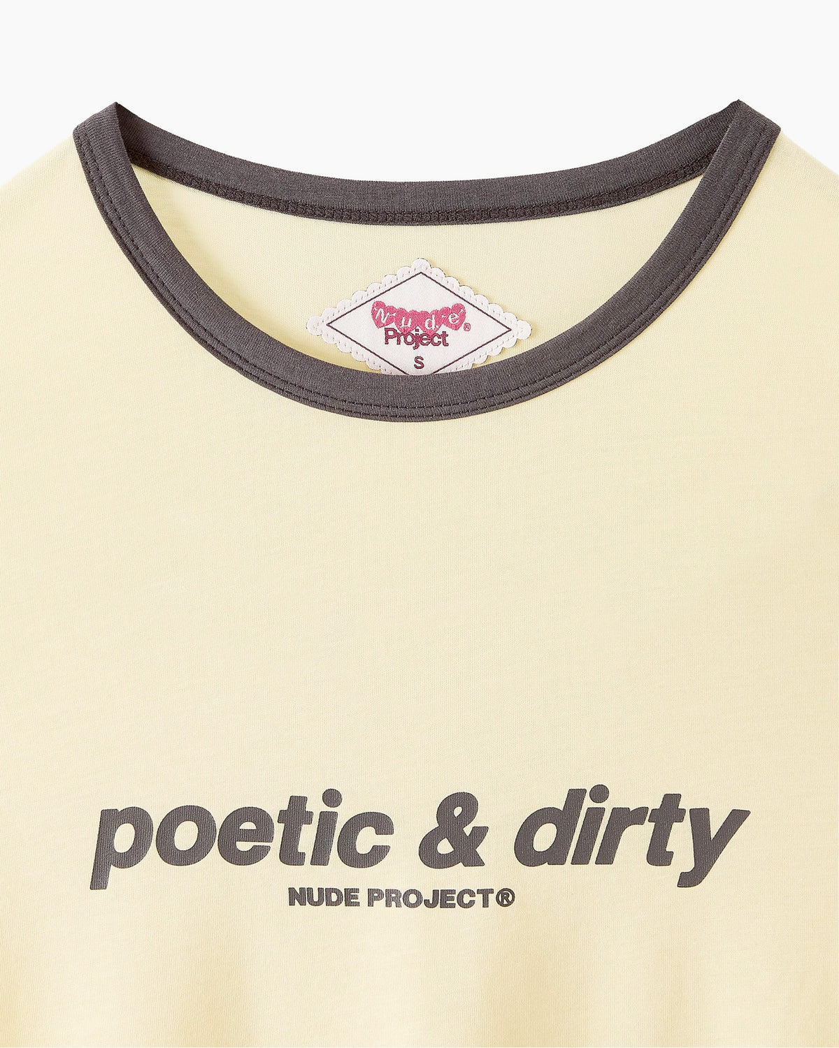 Poetic Long-Sleeve Tee Yellow