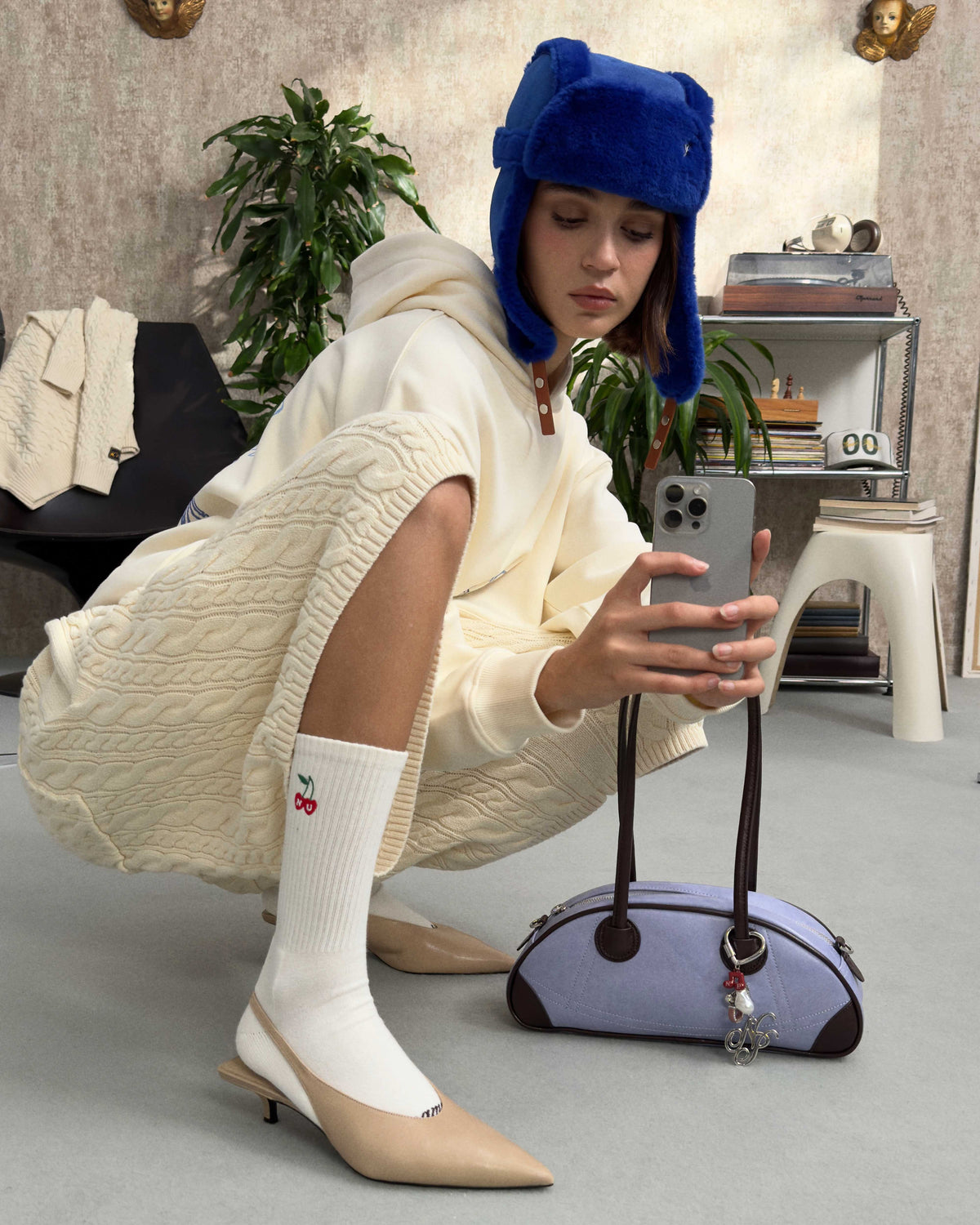 Dreams Socks Burgundy/Ivory 2Xpack