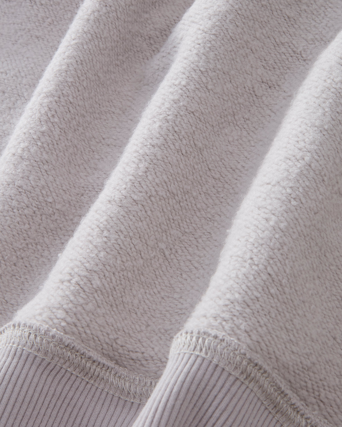 Puffy Zip-Up Boxy Hoodie Grey