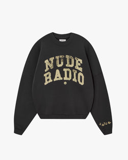 CREWNECK BOXY ASH RADIO