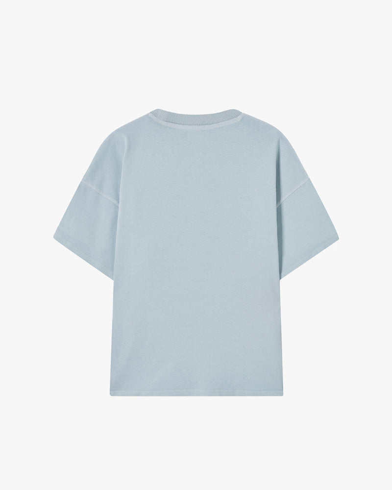 RAW VARSITY TEE BABY BLUE