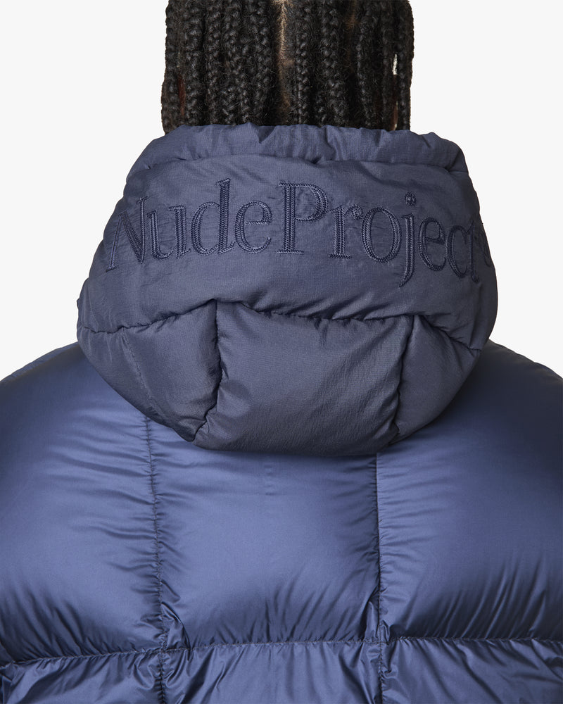 REAL DOWN PUFFER NAVY