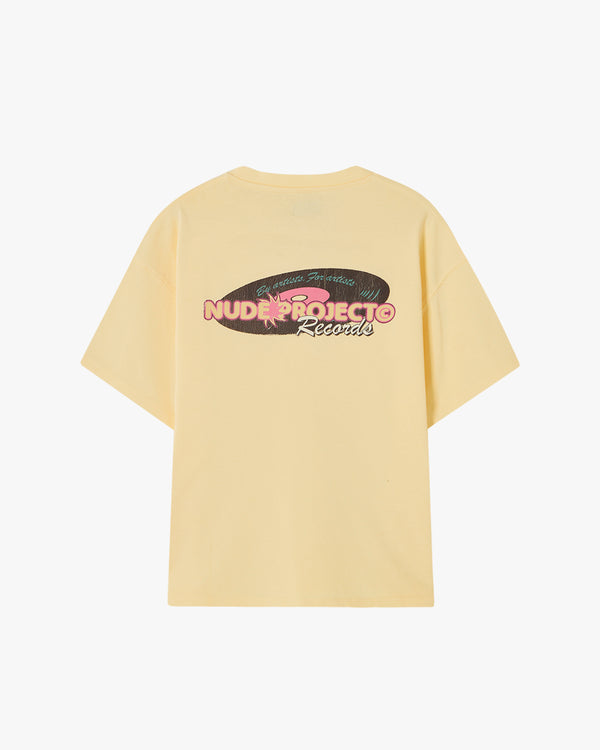 RECORDS TEE SOFT YELLOW