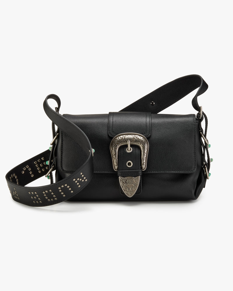 RODEO LEATHER BAG BLACK