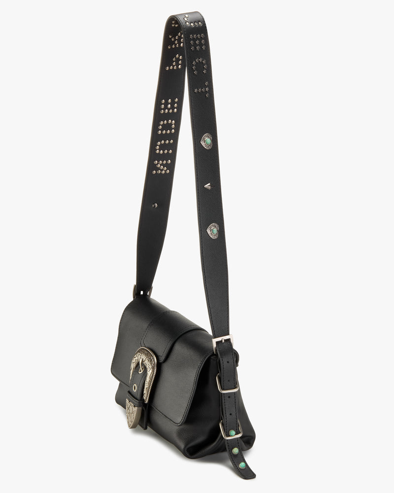 RODEO LEATHER BAG BLACK