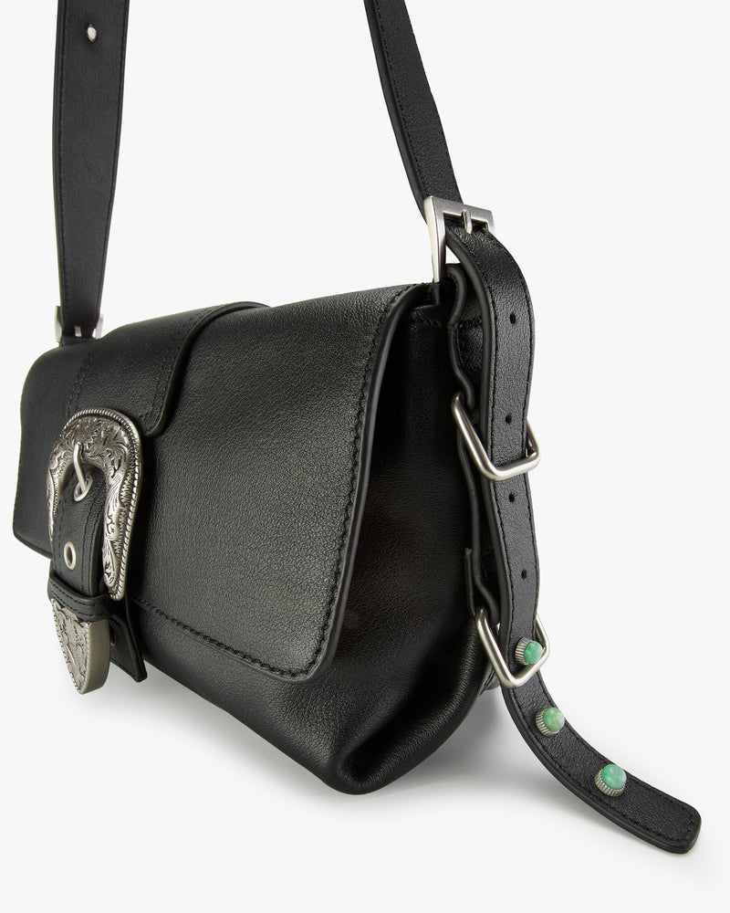 RODEO LEATHER BAG BLACK