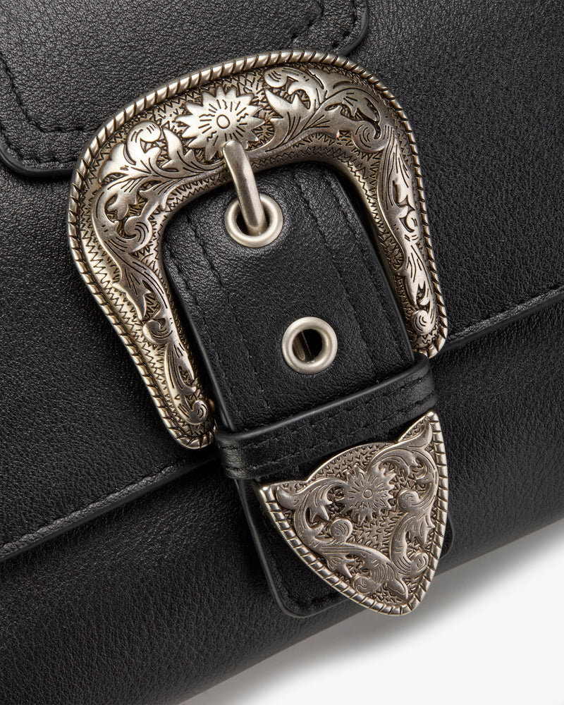 RODEO LEATHER BAG BLACK