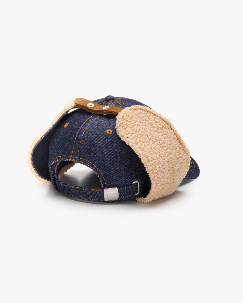 ROMANTICA DENIM EARFLAP CAP