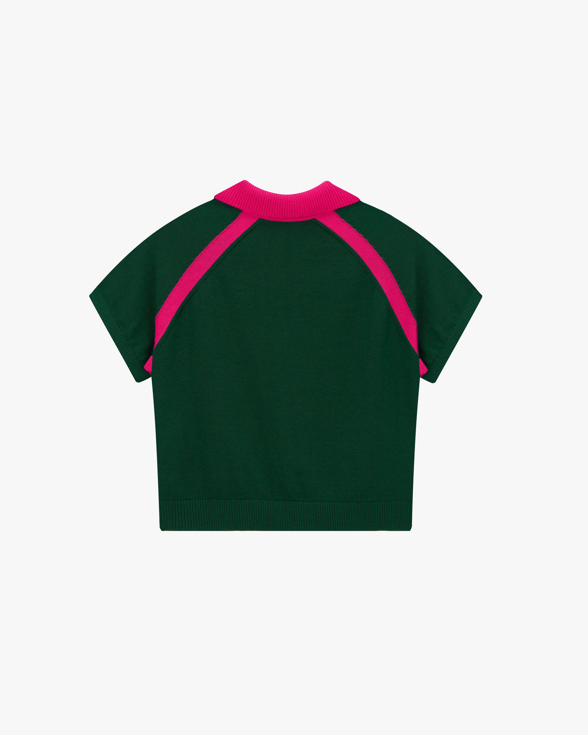 R10 Knit Polo Forest Green