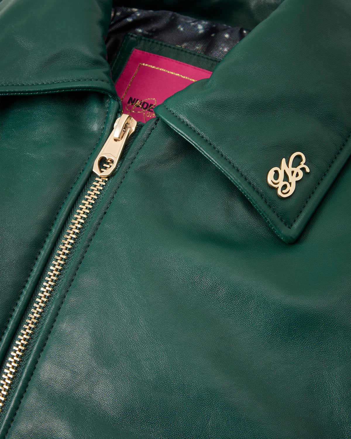 World Cup Leather Bomber Jacket