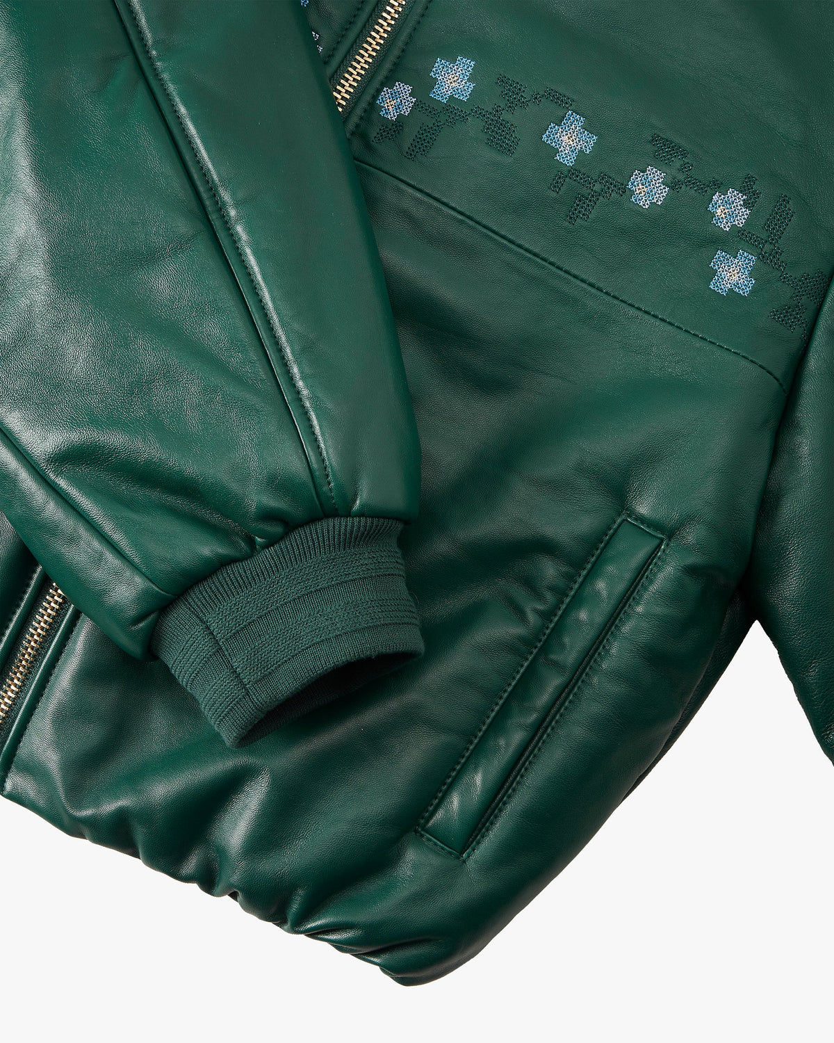 World Cup Leather Bomber Jacket