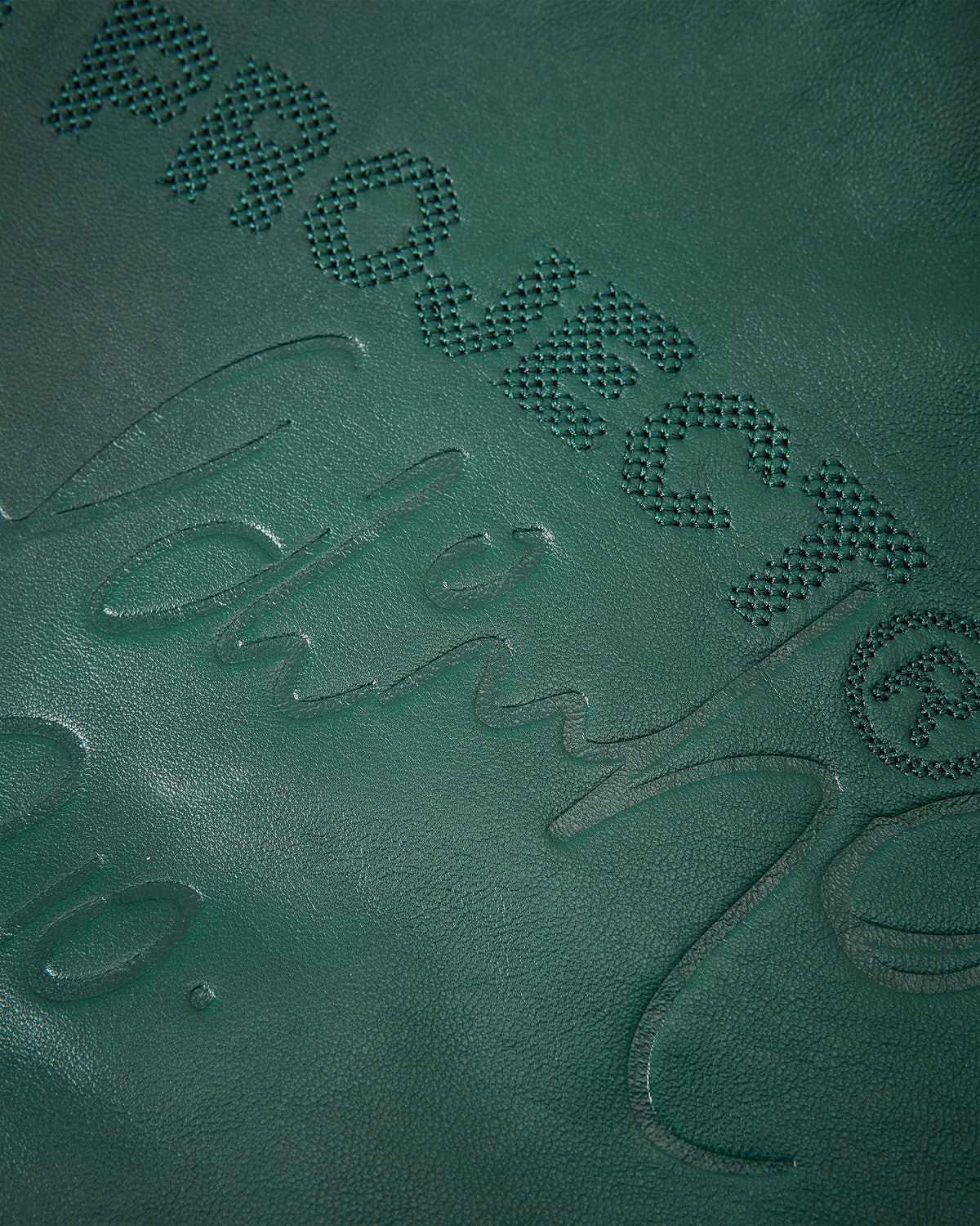 World Cup Leather Bomber Jacket