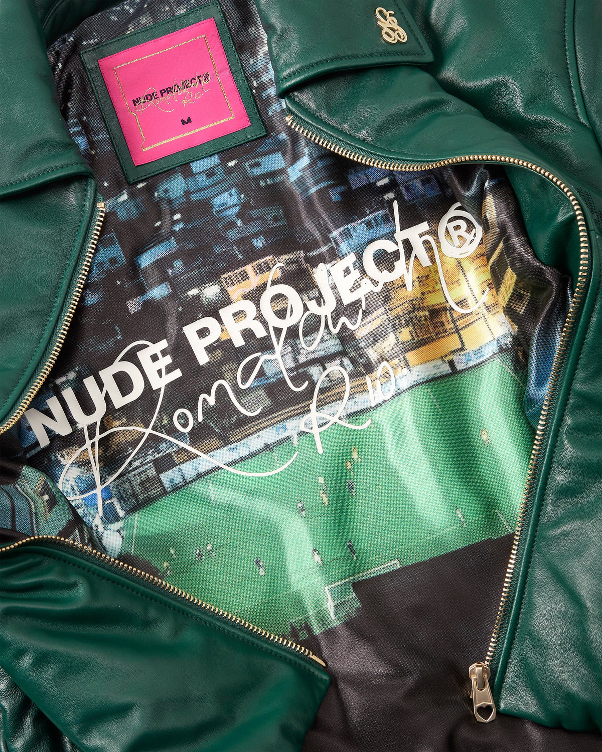 World Cup Leather Bomber Jacket