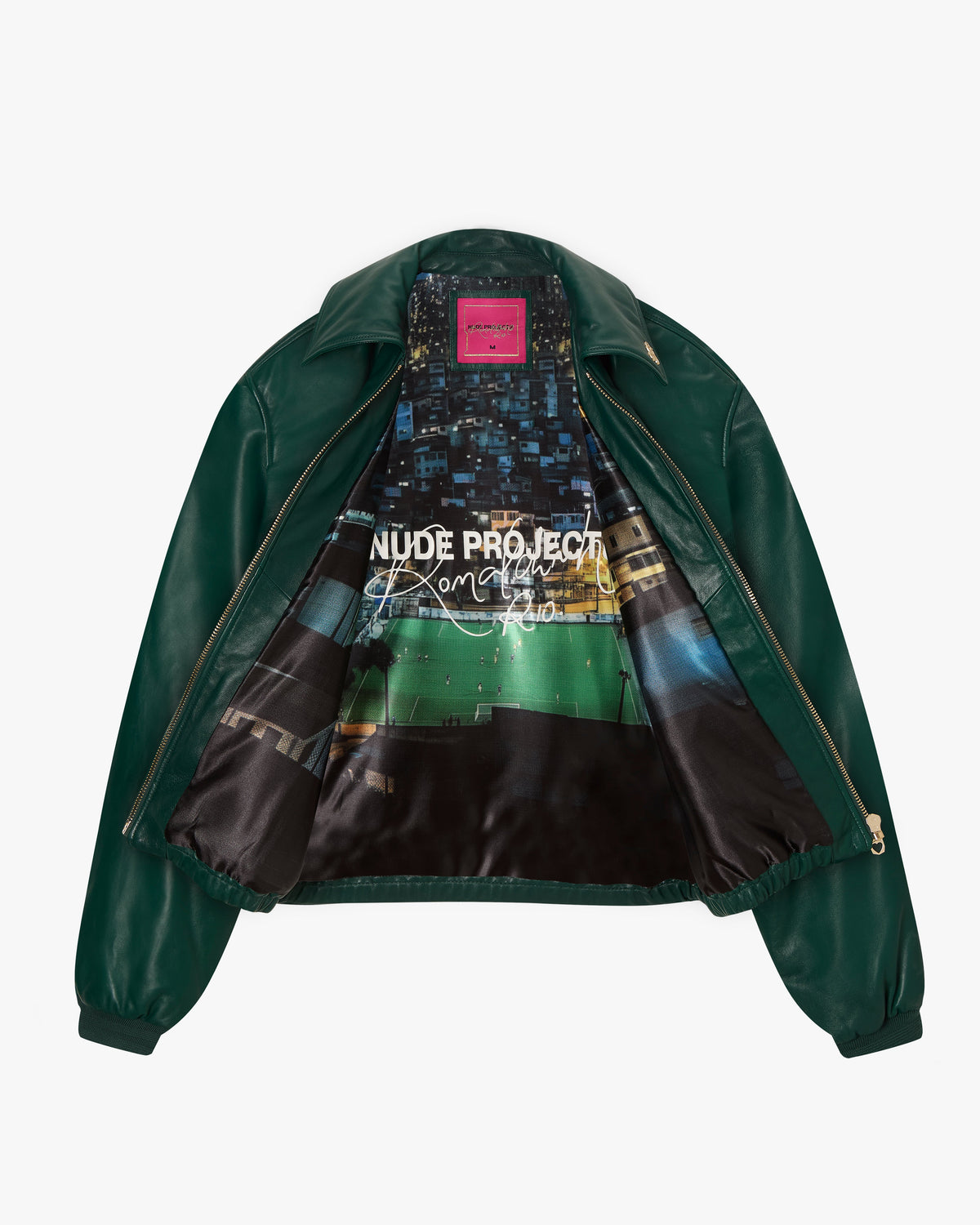 World Cup Leather Bomber Jacket