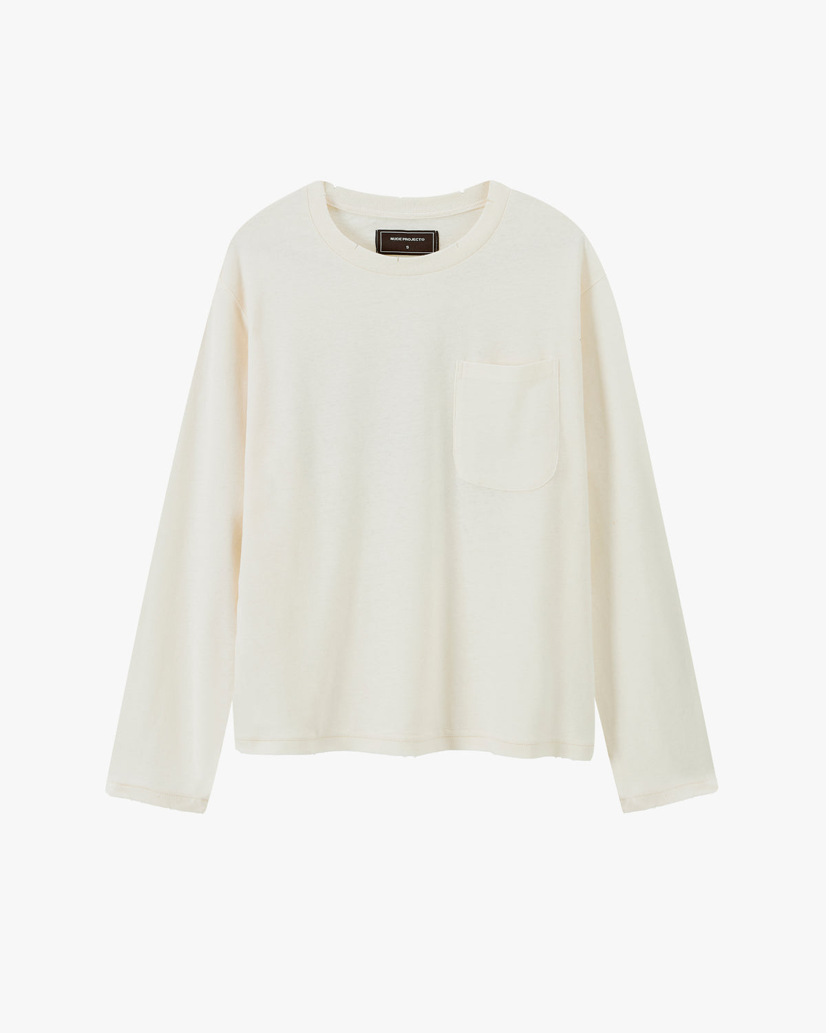 Camiseta Manga Larga Cerise Blanco Crema