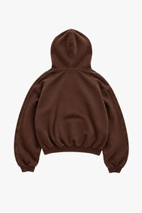 Script Hoodie Brown