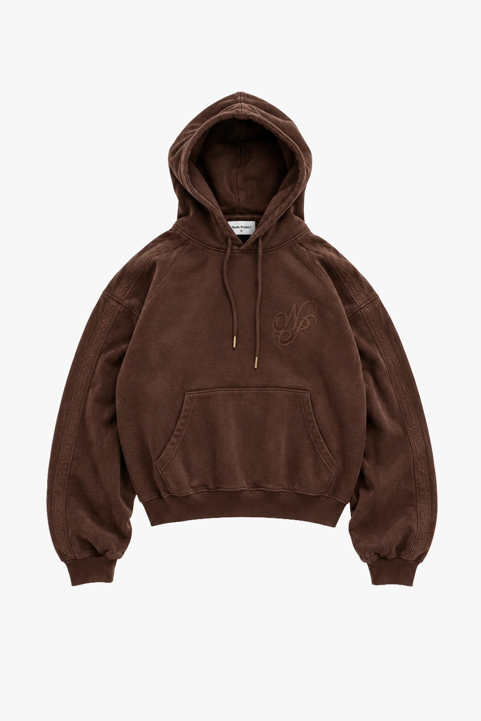 Script Hoodie Brown