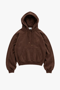 Script Hoodie Brown