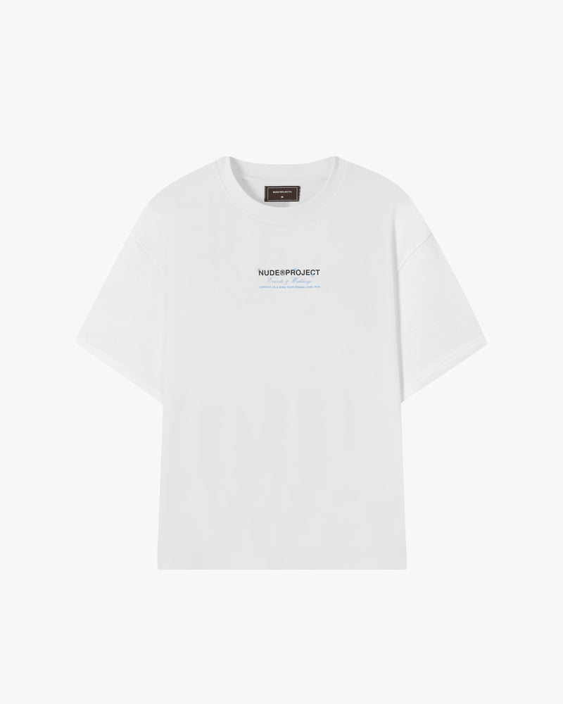 SCULPTURE TEE WHITE