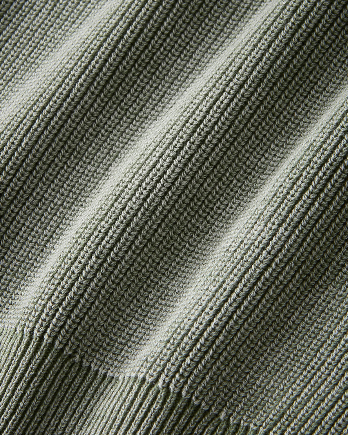 Shady Knit Zip-Up Cardigan Green