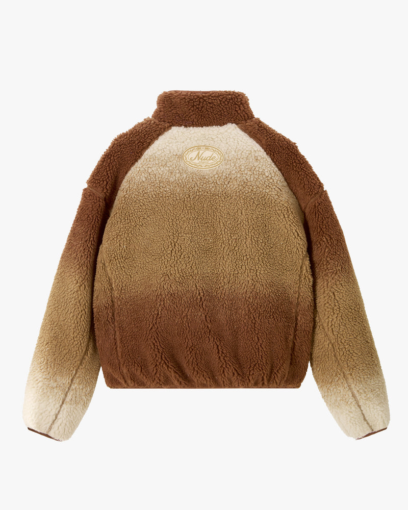 TEDDY DEGRADE JACKET SOLID BEIGE