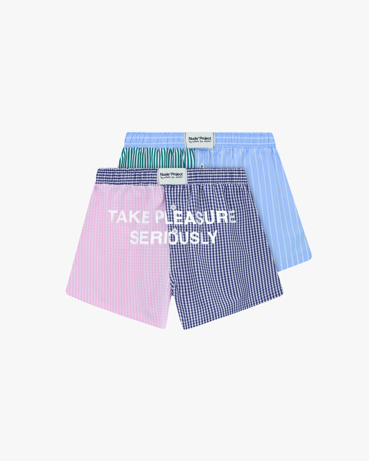 Sleek Stripes Boxers Pwk/Tps 2Xpack