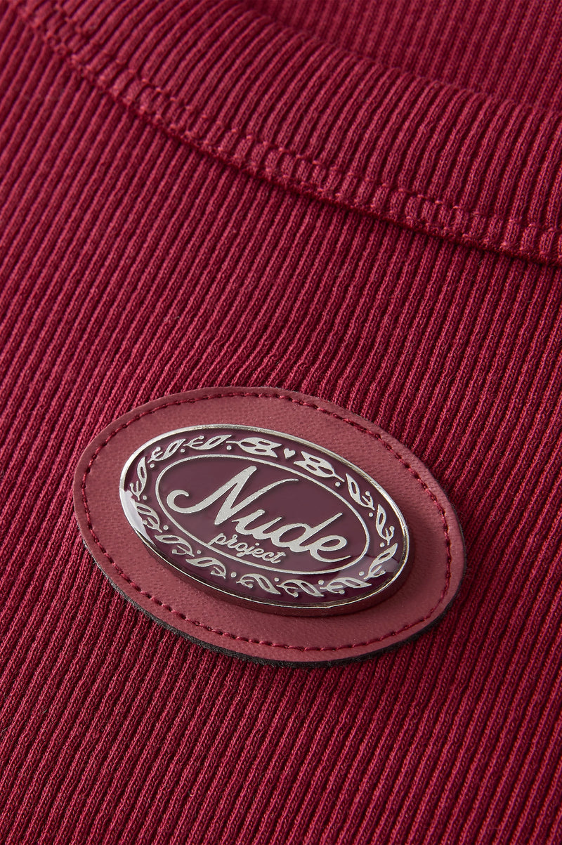 Sophisticated Pleasure Tank Top Burgundy
