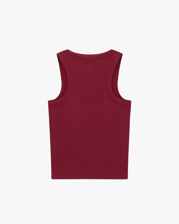 SOPHISTICATED PLEASURE TANK TOP BURGUNDY