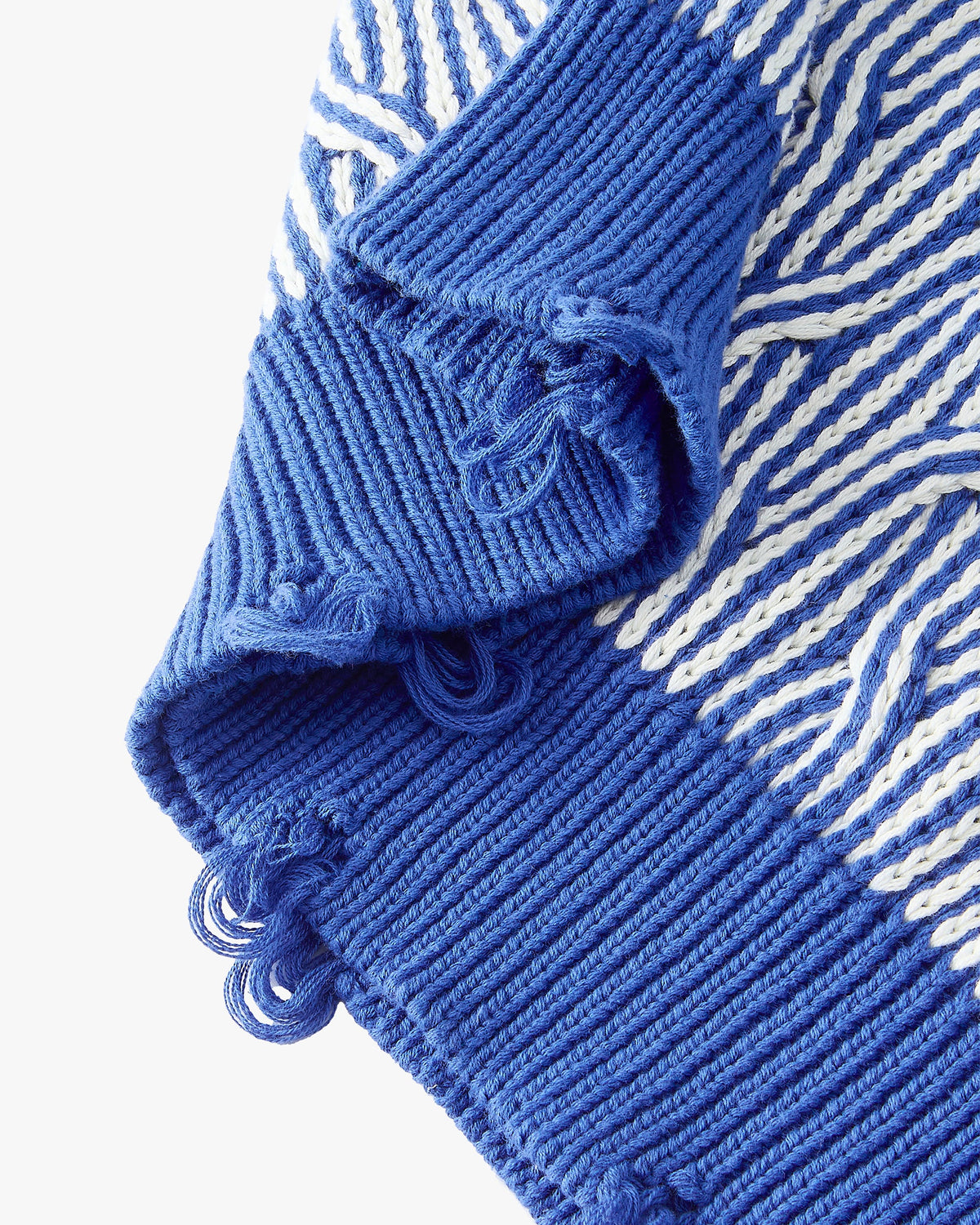 Sour Cable Knit Sweater Blue
