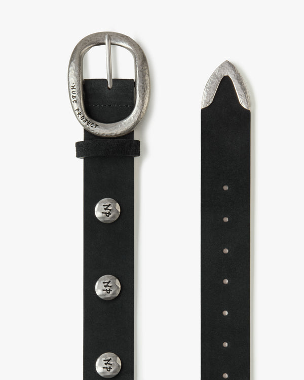 SUEDE BELT BLACK