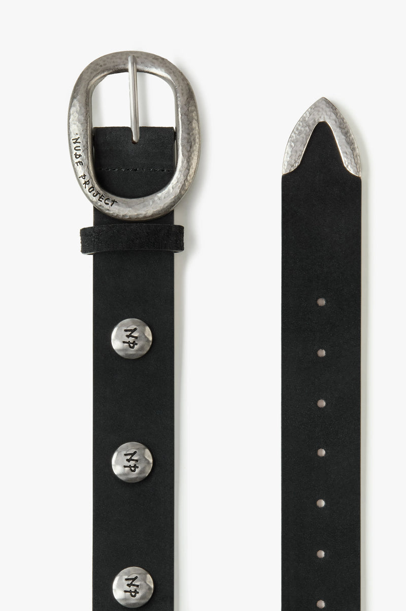 Suede Belt Black
