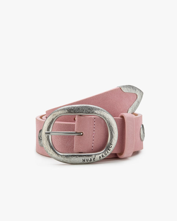 SUEDE BELT PINK