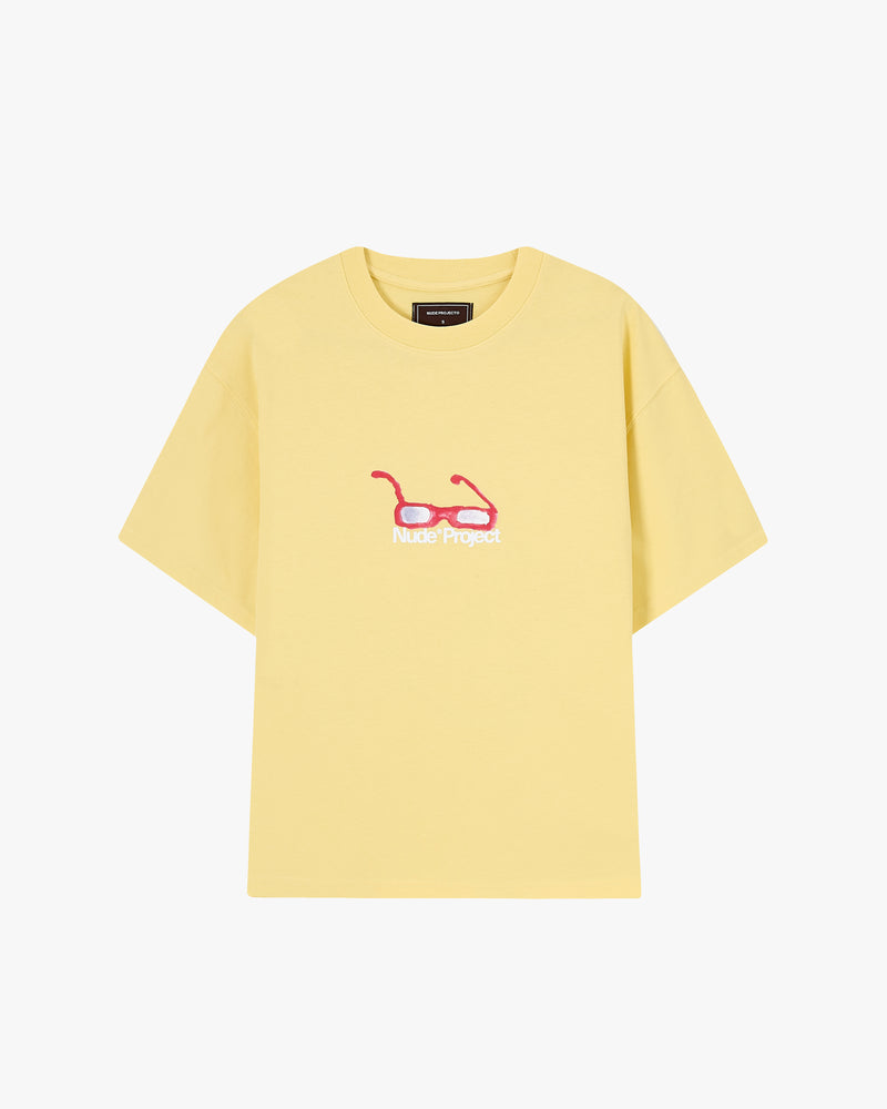 Sunglasses Tee Pale Yellow