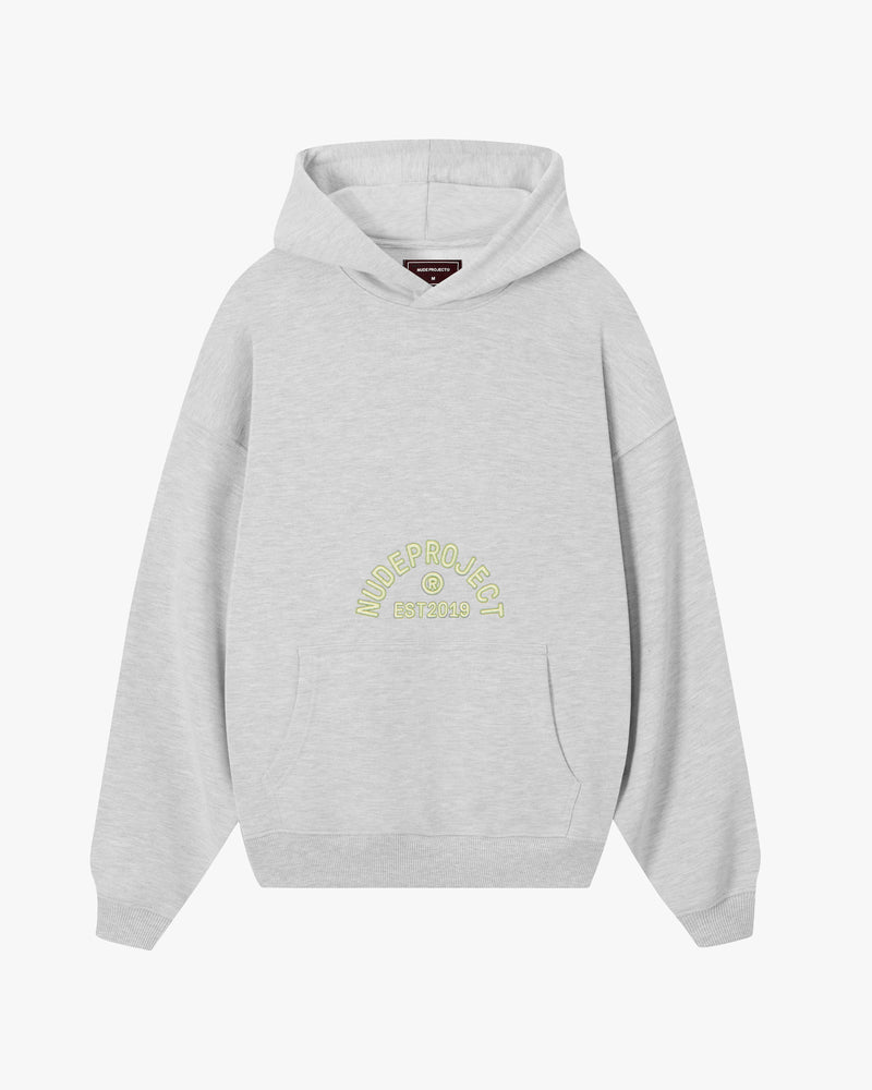 SWANS HOOD GREY MELANGE